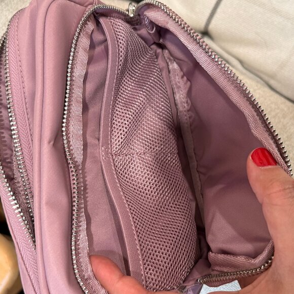 Everywhere Crossbody Bag 2L Metal Hardware in Rose Blush/Silver - Picture 4 of 6